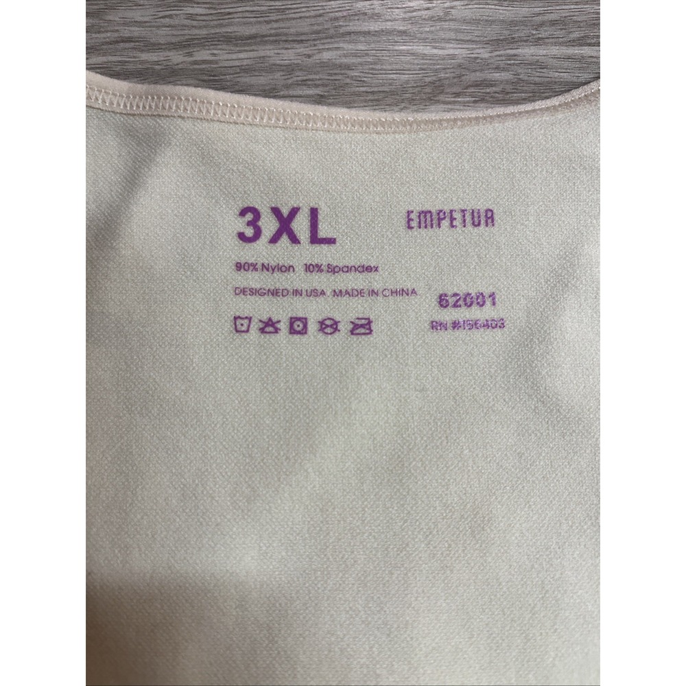 Shapewear Tank Top Camisole 3XL Beige Nylon‎ Spandex Tummy Control Slimming - Picture 4 of 4